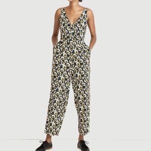 Madewell | V-Neck Sleeveless Jumpsuit in Viola Floral 6 NWT